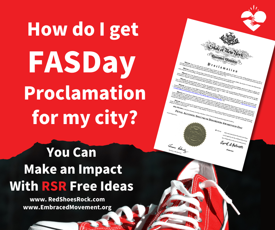 How to Request a FASDay Local Proclamation – Red Shoes Rock